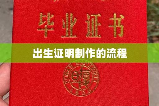 龙亭出生证明制作的流程