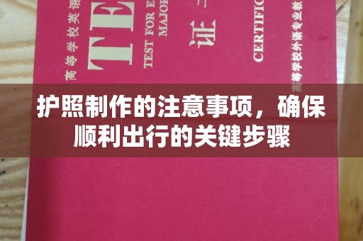龙亭护照制作的注意事项，确保顺利出行的关键步骤
