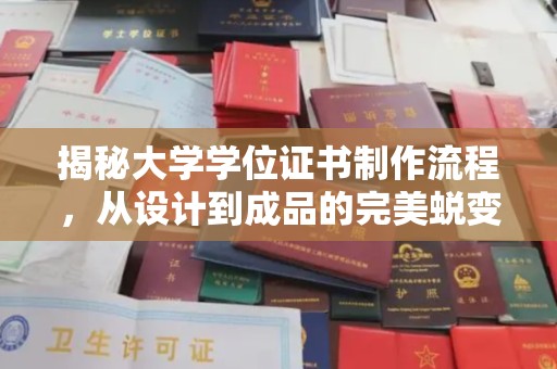 龙亭揭秘大学学位证书制作流程，从设计到成品的完美蜕变