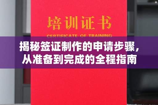 龙亭揭秘签证制作的申请步骤，从准备到完成的全程指南