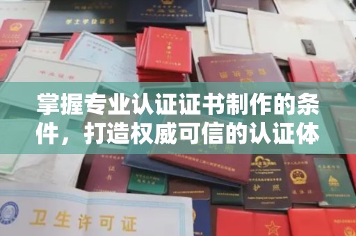 龙亭掌握专业认证证书制作的条件，打造权威可信的认证体系