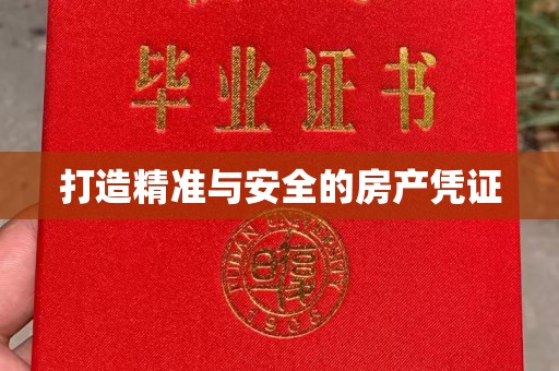 龙亭打造精准与安全的房产凭证